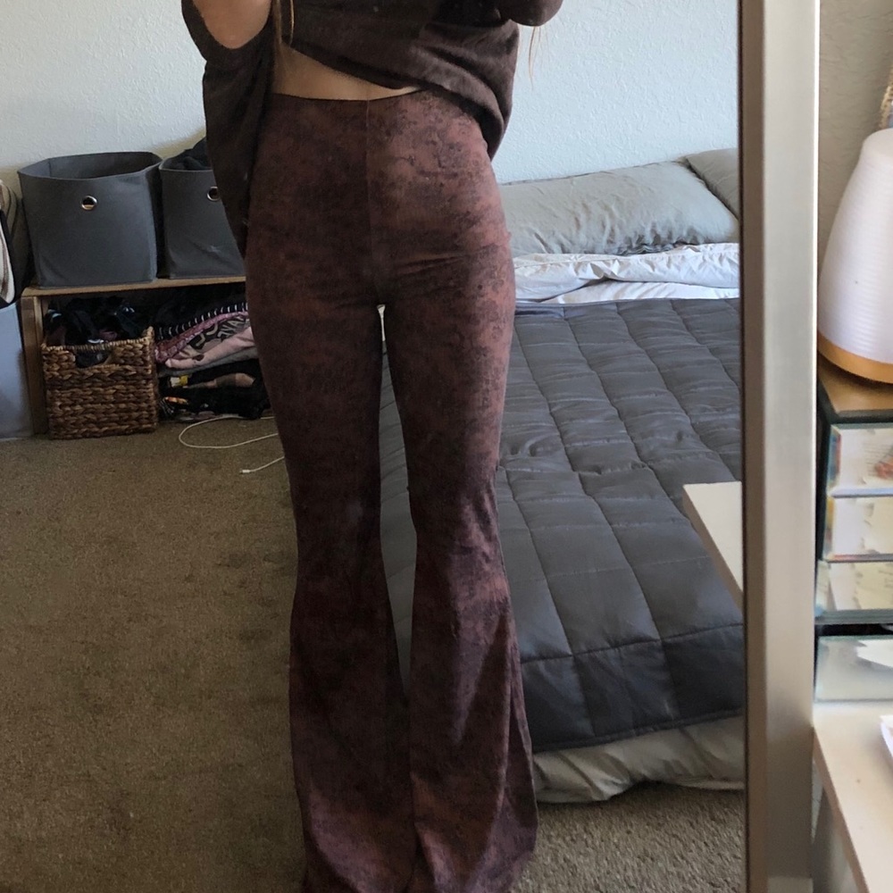 Free People stretchy flare pants. NWT.